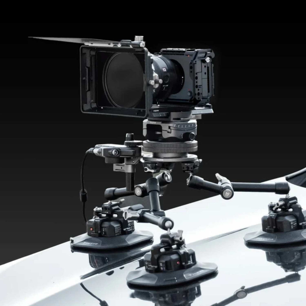 Tilta Fotocamera Gabbia per Sony FX5 Power Kit – Nero