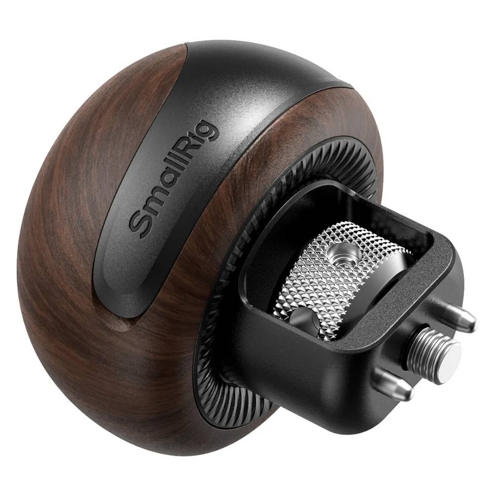SmallRig 5926 Mini Wooden Side Handle con 1/4''-20 Locating Vite