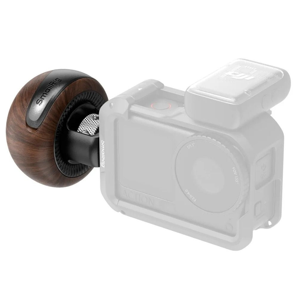 SmallRig 5926 Mini Wooden Side Handle con 1/4''-20 Locating Vite
