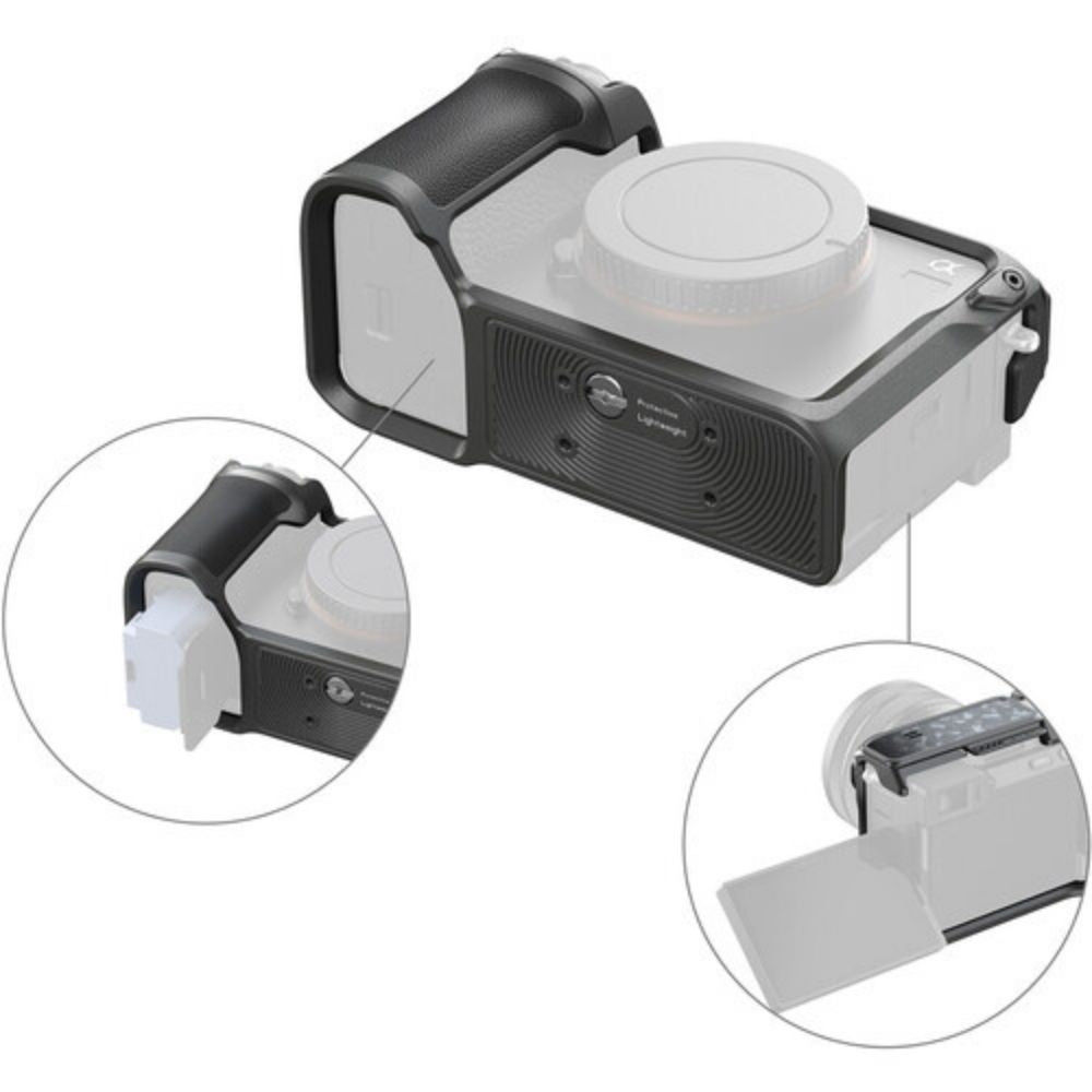 SmallRig 5560 Custodia per Sony Alpha 7C II / 7CR (Tantalum Grigio)