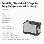 SmallRig 6774 "HawkLock" Advanced Gabbia per Sony FX5