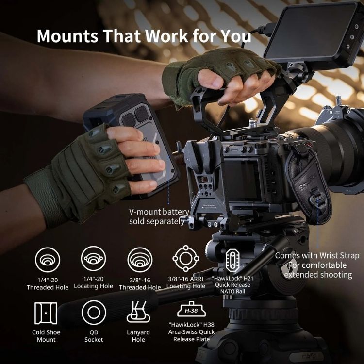 SmallRig 6778 "Hawklock" Gabbia Kit per Sony FX5