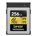 Lexar Professional Oro CFexpress 4.0 Type B R3600/W3300 MB/s – 256GB