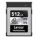 Lexar Professional Oro CFexpress 4.0 Type B R3600/W3300 MB/s – 512GB