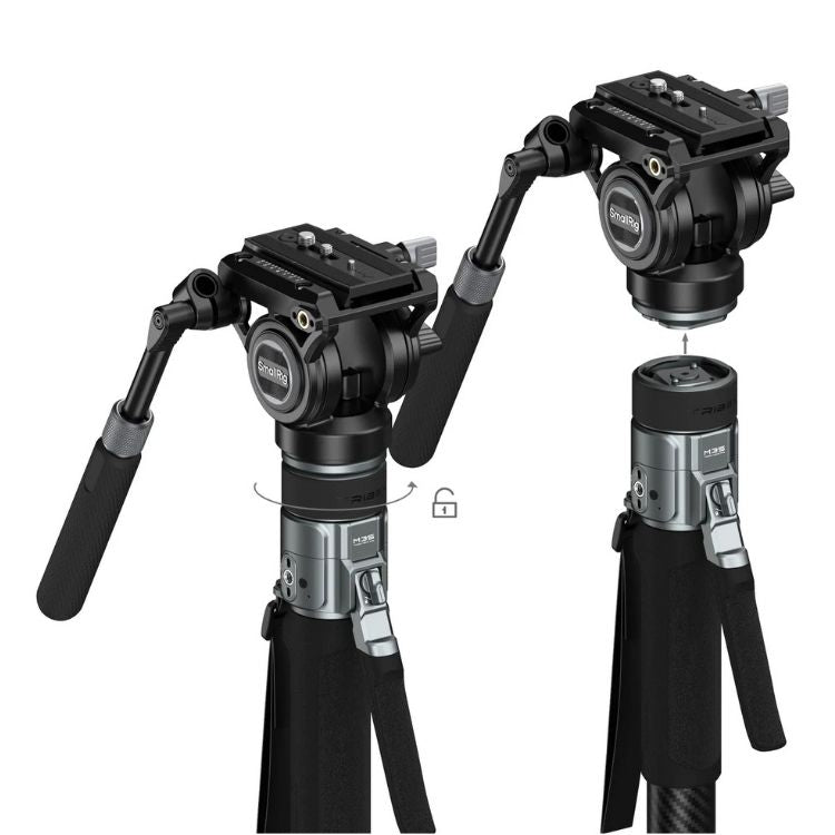 SmallRig 6286 Potato Jet TRIBEX PRO Monopod - Video Version