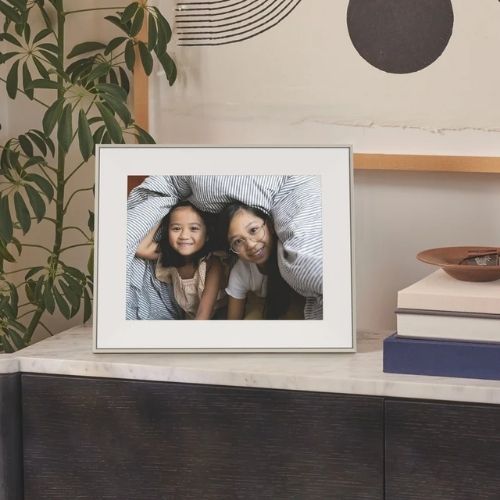Aura Walden 15" Cornice fotografica digitale – Clay