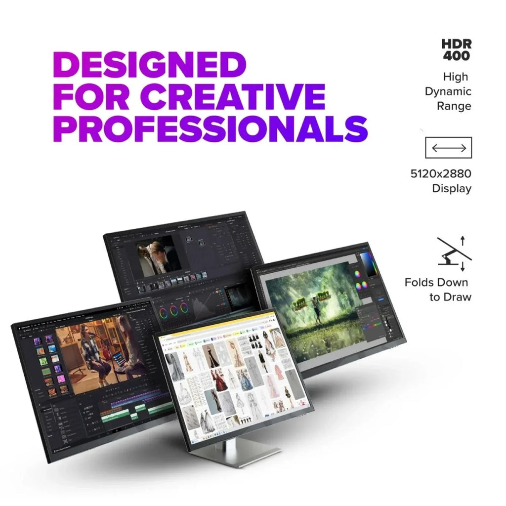 Alogic Clarity 5K Fold Touch 27" Touchscreen Monitor with USB-C Power Delivery