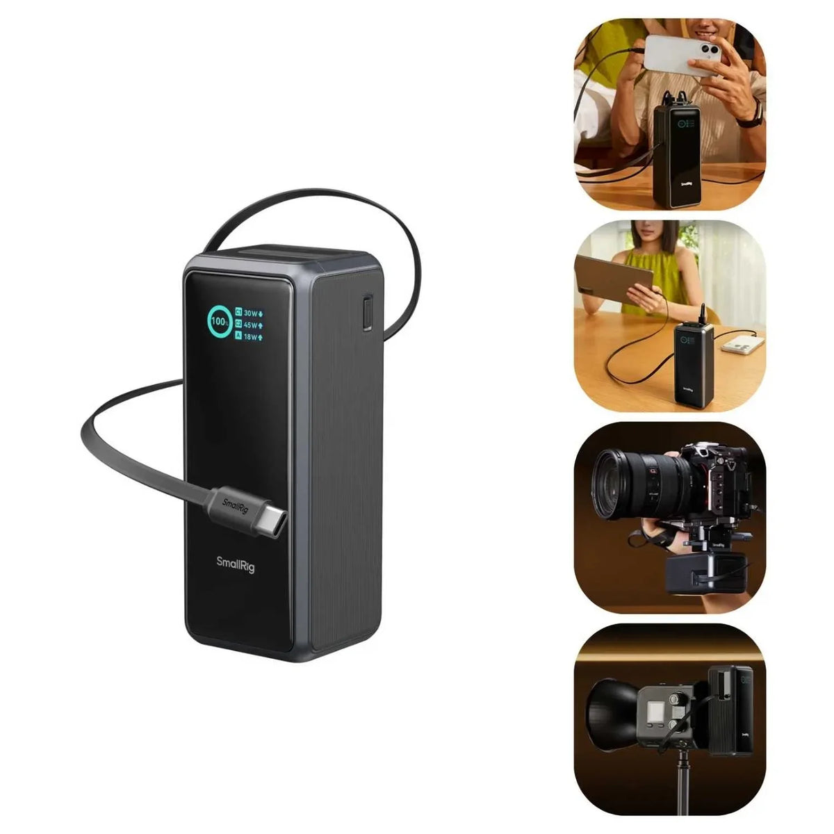 SmallRig 6108 Nano72 Power Bank with V-mount