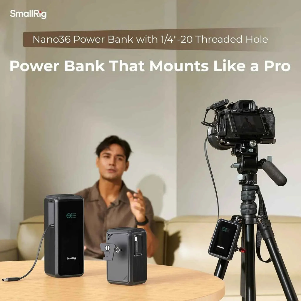 SmallRig 6057 Nano36 Power Bank with V-mount